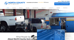 Desktop Screenshot of northcountyautoservice.com