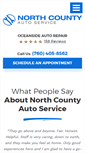 Mobile Screenshot of northcountyautoservice.com